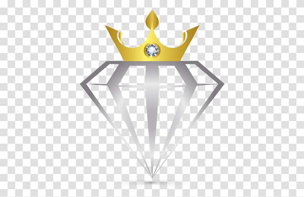 Create A Logo Free Online Jewelry Crown On Diamond Logo Diamond Logos With Crown, Accessories, Accessory, Lamp, Symbol Transparent Png