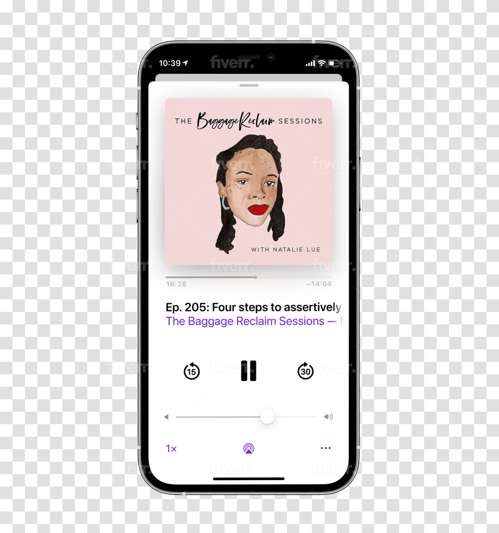 Create An Iphone Mockup Of Your Podcast Smartphone, Mobile Phone, Electronics, Cell Phone, Text Transparent Png