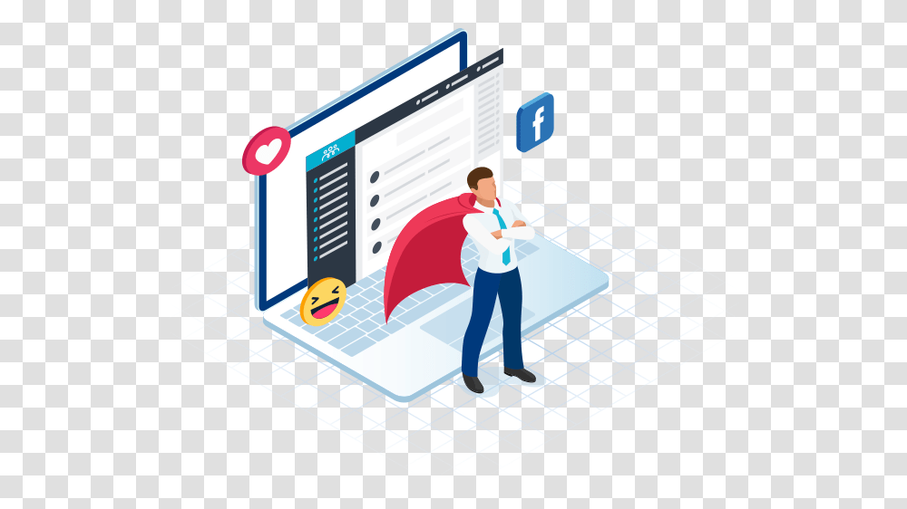 Create Automated Facebook Ads Using Connectautomate Connectio, Person, Human, Pants, Clothing Transparent Png
