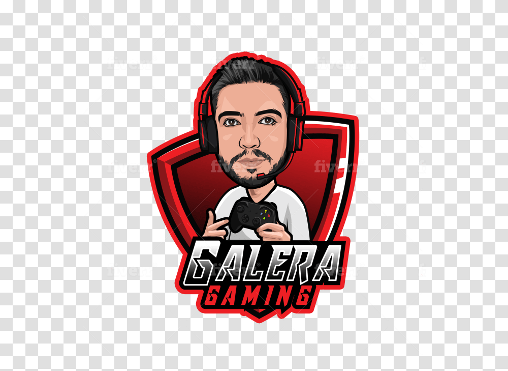 Create Avatar Twitch Gaming Youtube Illustration, Person, Poster, Text, Hand Transparent Png