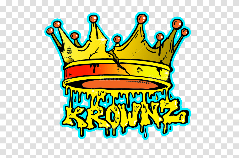 Create Awesome Graffiti Logo With Your Clip Art, Accessories, Accessory, Crown, Jewelry Transparent Png