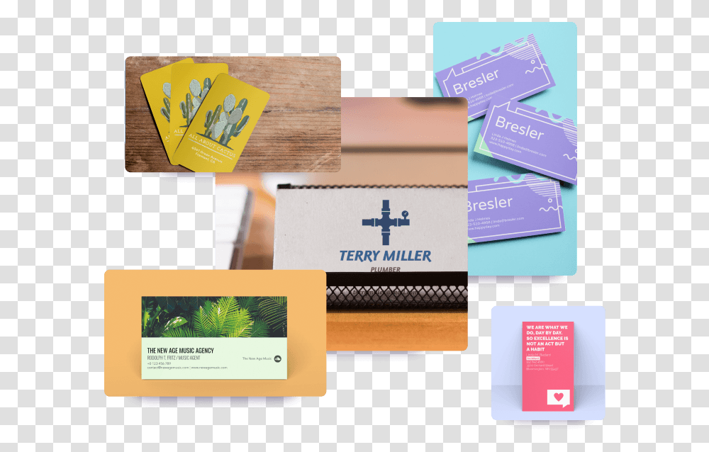 Create Branding Assets With A Business Card Maker Placeit Cross, Text, Paper, Box, Poster Transparent Png