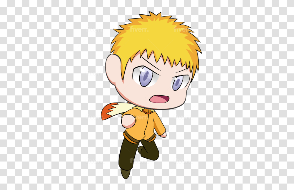 Create Cute Anime Style Chibi Art For Keychain Or Sticker Fictional Character, Poster, Advertisement, Comics, Book Transparent Png