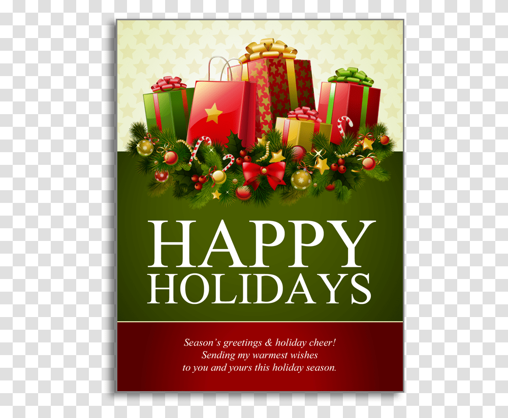 Create Holiday Postcards Online Merry Christmas Gift, Poster, Advertisement, Flyer, Paper Transparent Png