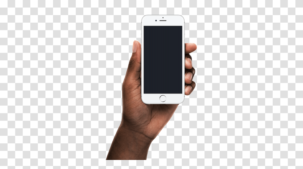 Create New Mockup Using Black Hand Holding Iphone, Mobile Phone, Electronics, Cell Phone, Person Transparent Png