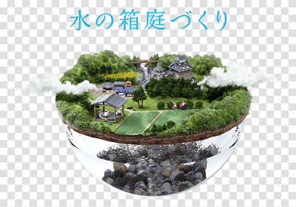 Creating A Water Fountain Garden Yard, Land, Outdoors, Nature, Landscape Transparent Png
