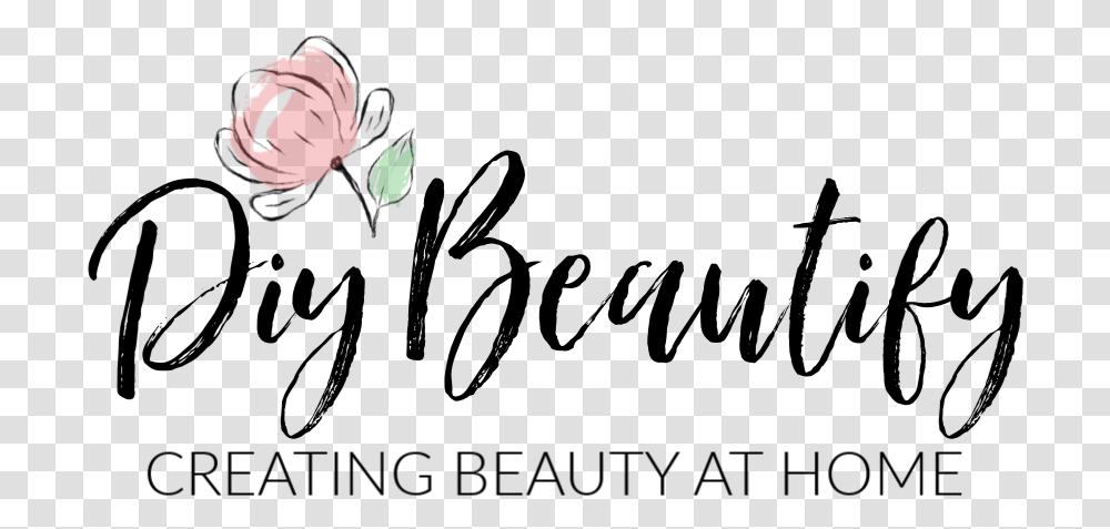 Creating Beauty At Home Calligraphy, Rose, Face, Hand Transparent Png