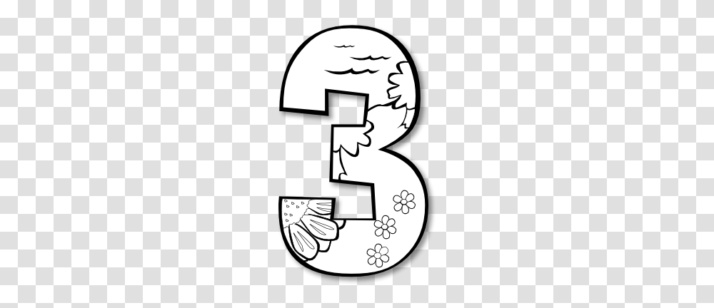 Creation Day Number Ge Black White Line Art Scalable Vector, Stencil Transparent Png