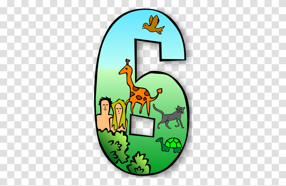 Creation Days Numbers Clip Art, Animal, Mammal, Kangaroo Transparent Png