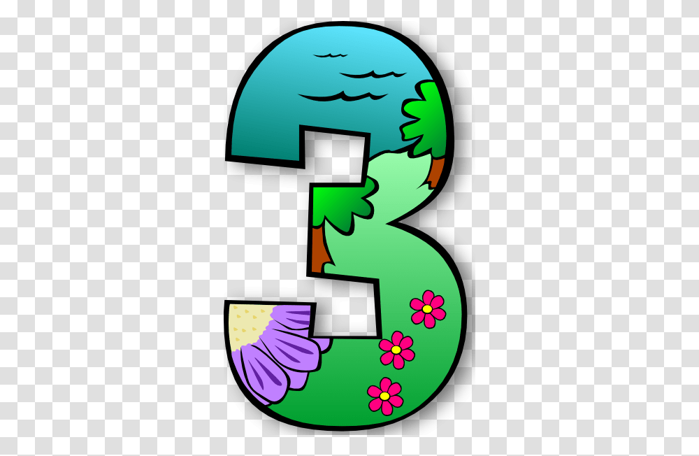 Creation Days Numbers Clip Art Free Vector, Recycling Symbol, Green Transparent Png