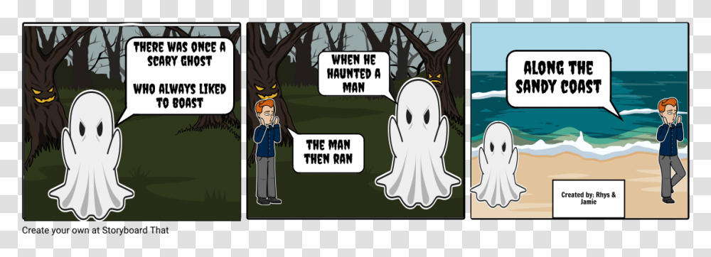 Creation Storyboard Scary, Comics, Book, Person, Bird Transparent Png