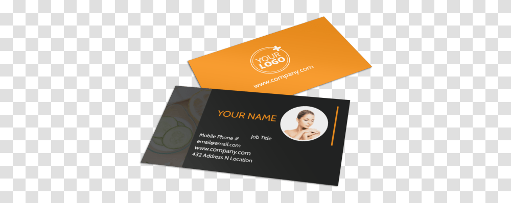 Creative Beauty Spa Business Card Template Preview, Person, Human, Paper Transparent Png