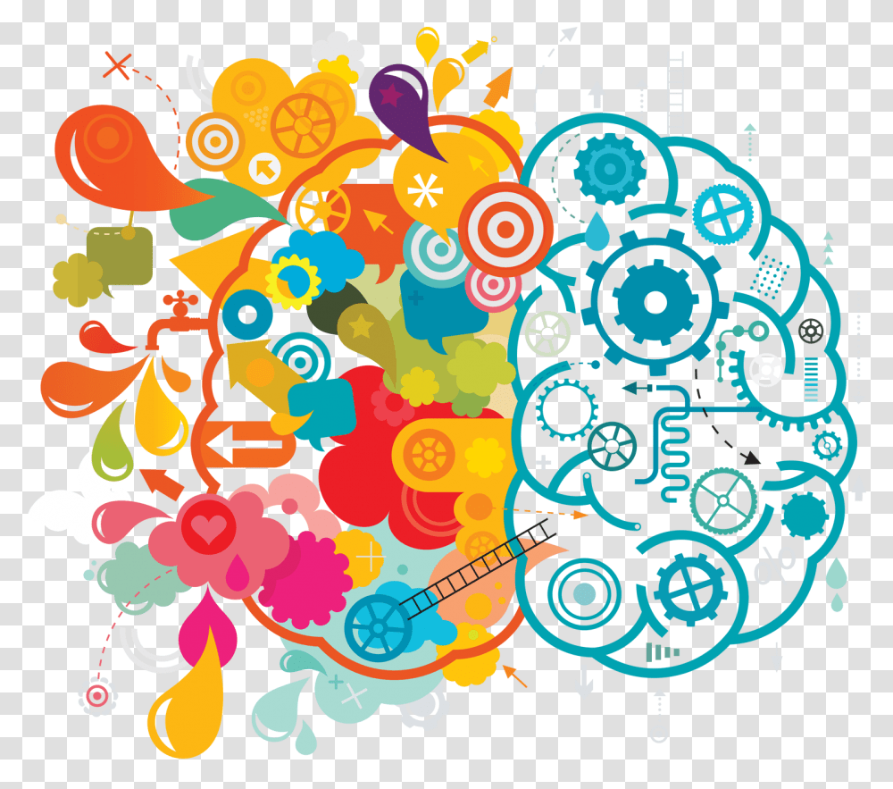 Creative Brain Clipart Background Creativity Clipart, Guitar, Leisure Activities, Musical Instrument Transparent Png