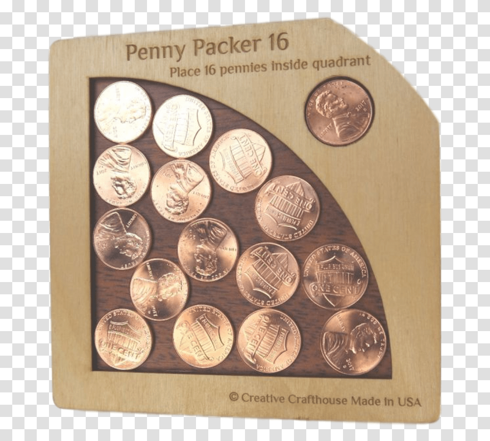 Creative Crafthouse Penny Packer 16 Quarter, Coin, Money, Nickel, Dime Transparent Png