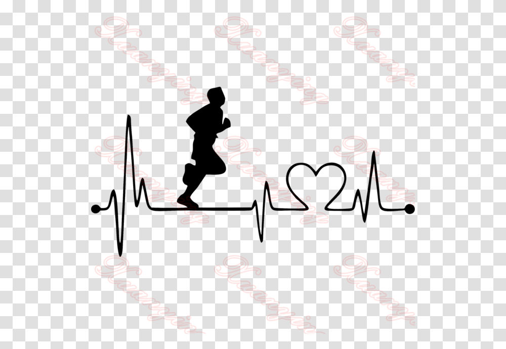 Creative Fashion Guy Run Car Styling Vinyl Heartbeat With A Heart, Number, Alphabet Transparent Png