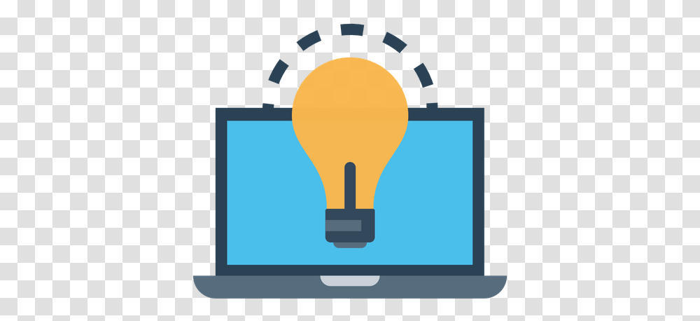 Creative Icon Of Flat Style Available In Svg Eps Ai Light Bulb, Lightbulb, Lighting Transparent Png