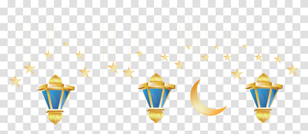 Creative Islamic Design Crescent, Lighting, Lamp, Star Symbol Transparent Png