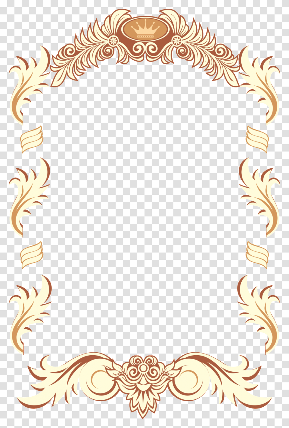 Creative Lace Border Element, Dragon Transparent Png