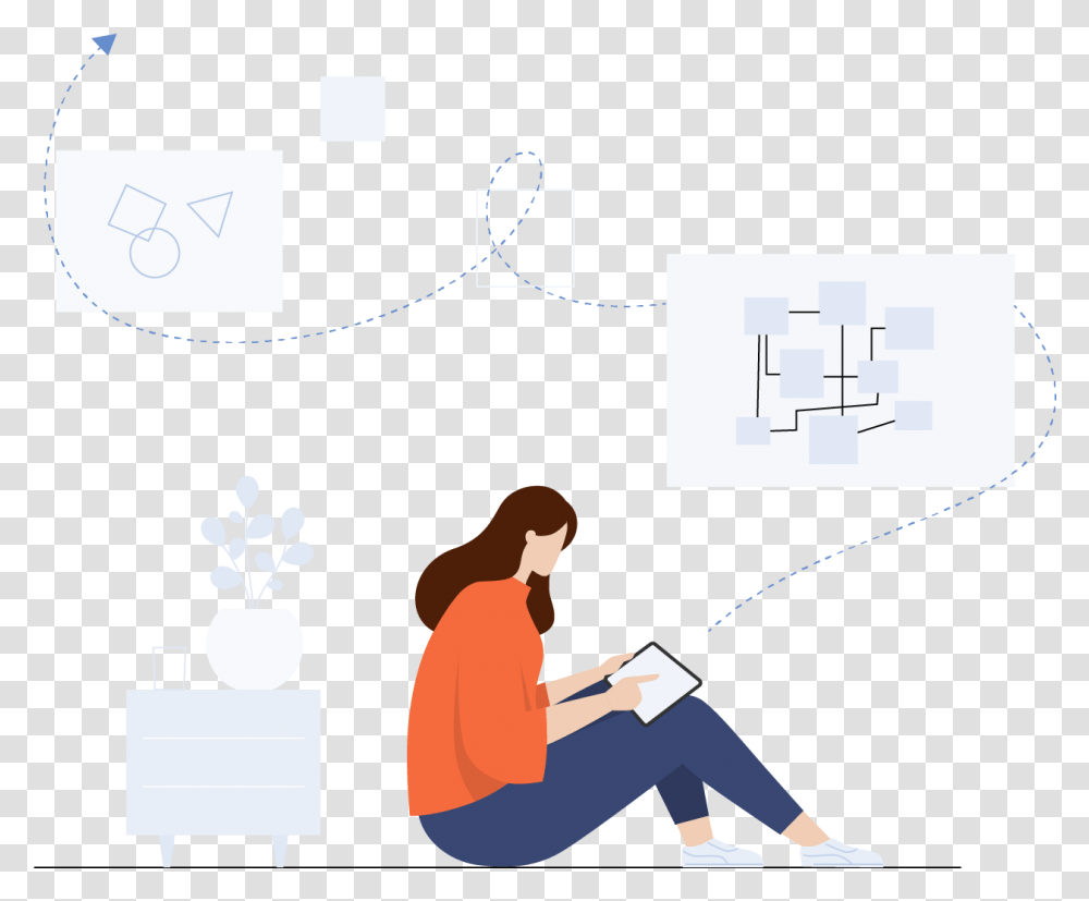 Creative Map Making Ideas, Person, Sitting, White Board, Crowd Transparent Png