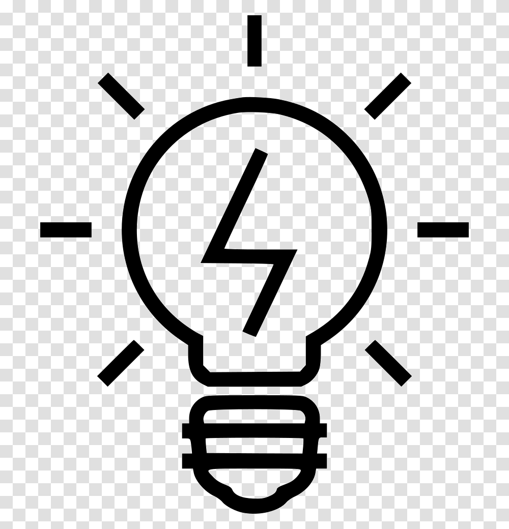 Creative Services Comments Light Bulb Typography, Lightbulb, Stencil Transparent Png