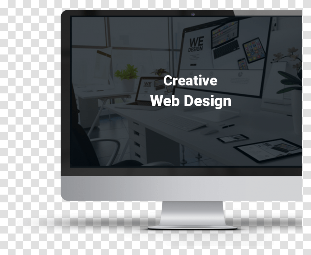 Creative Web Design Web Design, LCD Screen, Monitor, Electronics, Display Transparent Png