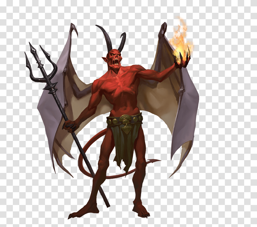 Creature Quest Devil, Statue, Sculpture, Person Transparent Png