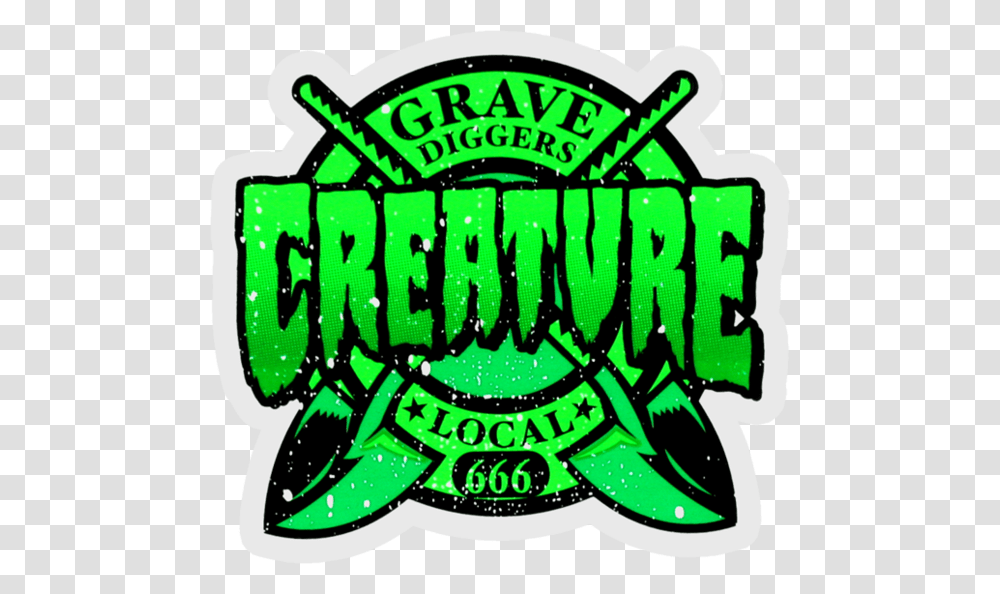 Creature Skateboards, Logo, Vegetation Transparent Png
