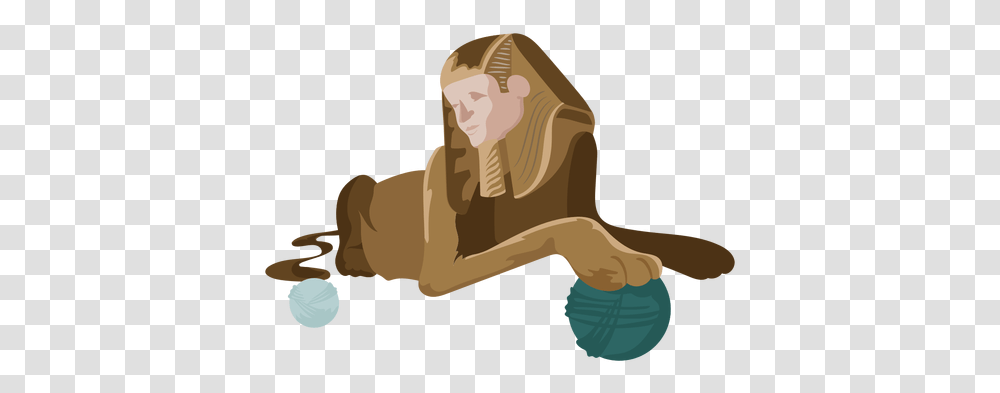 Creature Sphinx Icon For Volleyball, Animal, Mammal, Monkey, Wildlife Transparent Png