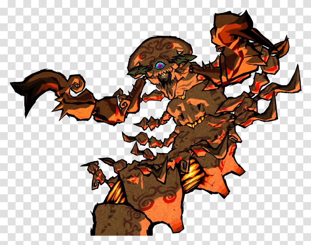 Creatures Clipart Lava Monster, Ninja, Duel Transparent Png