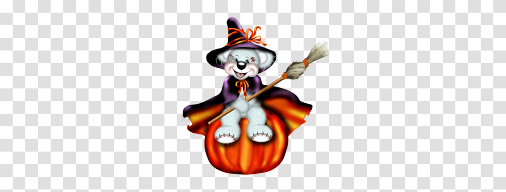 Creddy Teddy Witch Halloween Clip Art Clip Art, Toy, Leisure Activities, Scarecrow, Circus Transparent Png