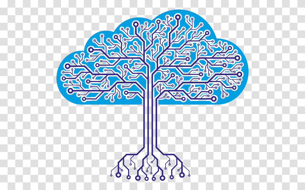 Credencer Technologies Tree Tech, Cross, Symbol, Art, Doodle Transparent Png