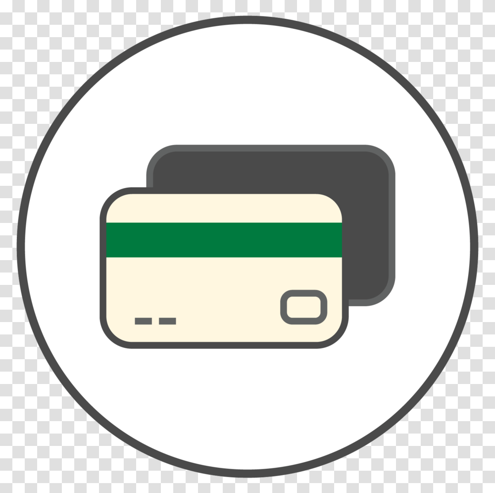 Credit Card Circle, Label, Sticker, Electronics Transparent Png