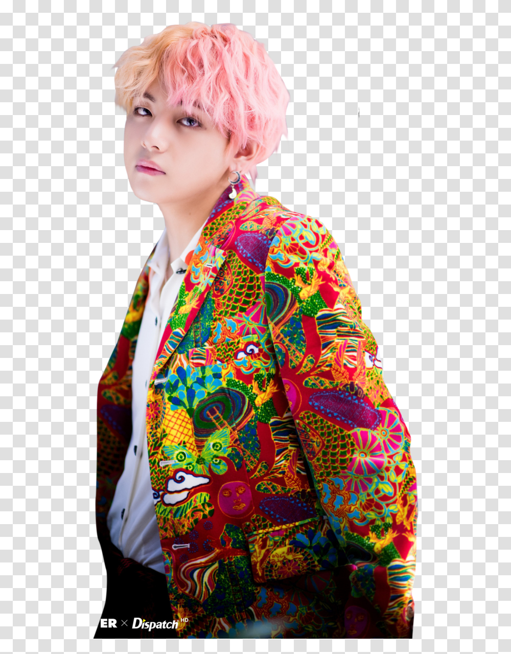 Credits To Beapanda Bts Taehyung Idol Photoshoot, Clothing, Apparel, Robe, Fashion Transparent Png