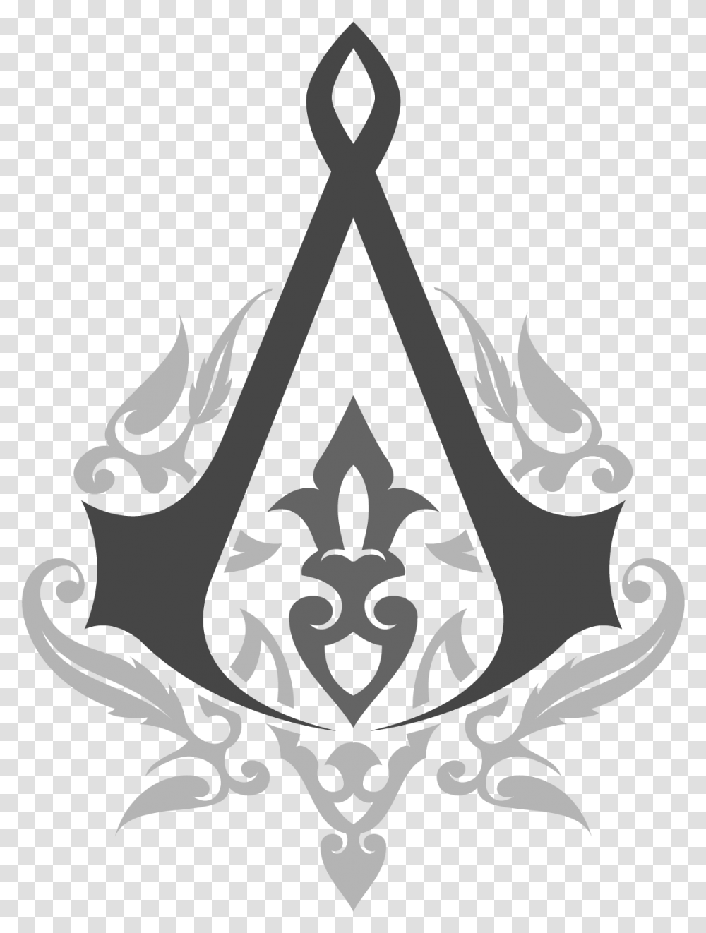 Creed Clipart Logo Assassins Creed Brotherhood, Stencil, Emblem, Arrow Transparent Png