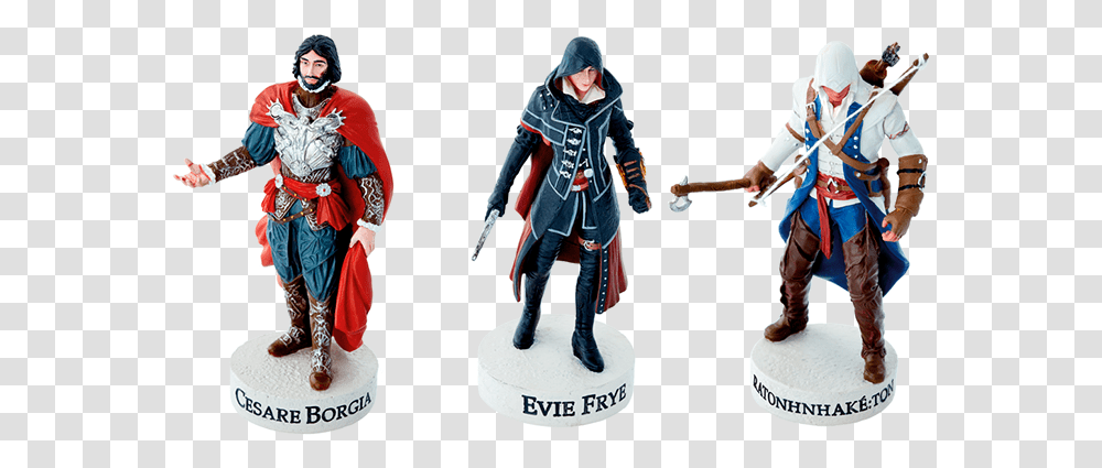 Creed Figurines Collection, Person, Cape, Ninja Transparent Png