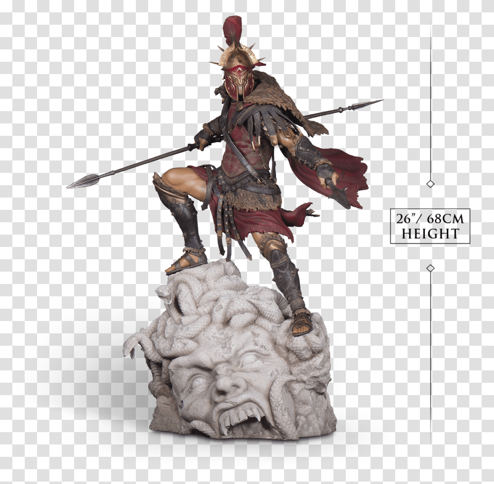Creed Odyssey Alexios Statue, Person, Human, Figurine, Costume Transparent Png