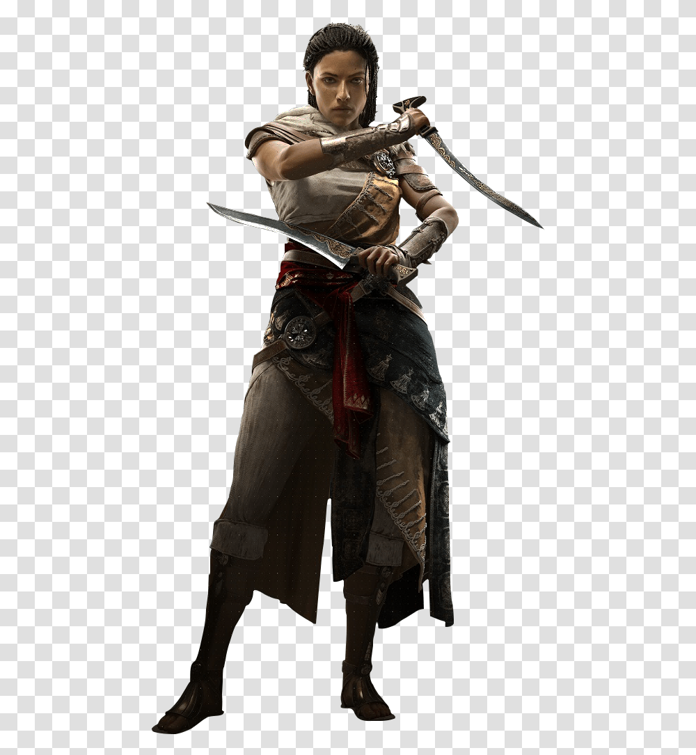 Creed Origins Aya, Person, Samurai, Armor Transparent Png
