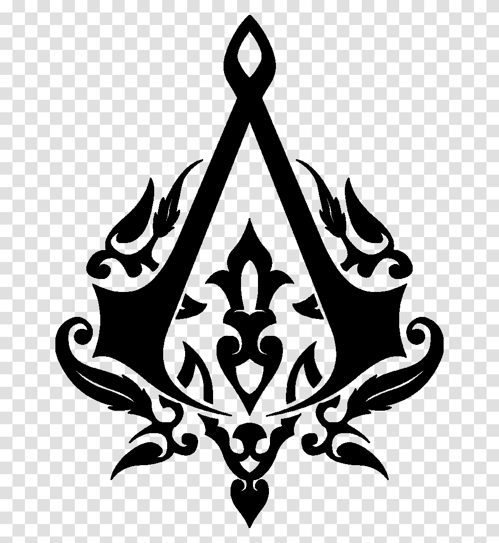 Creed Ottoman Logo, Stencil, Arrow, Emblem Transparent Png