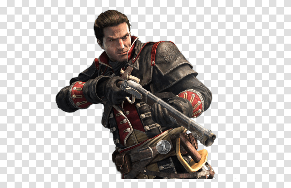 Creed Rogue Character, Person, Human, Gun, Weapon Transparent Png
