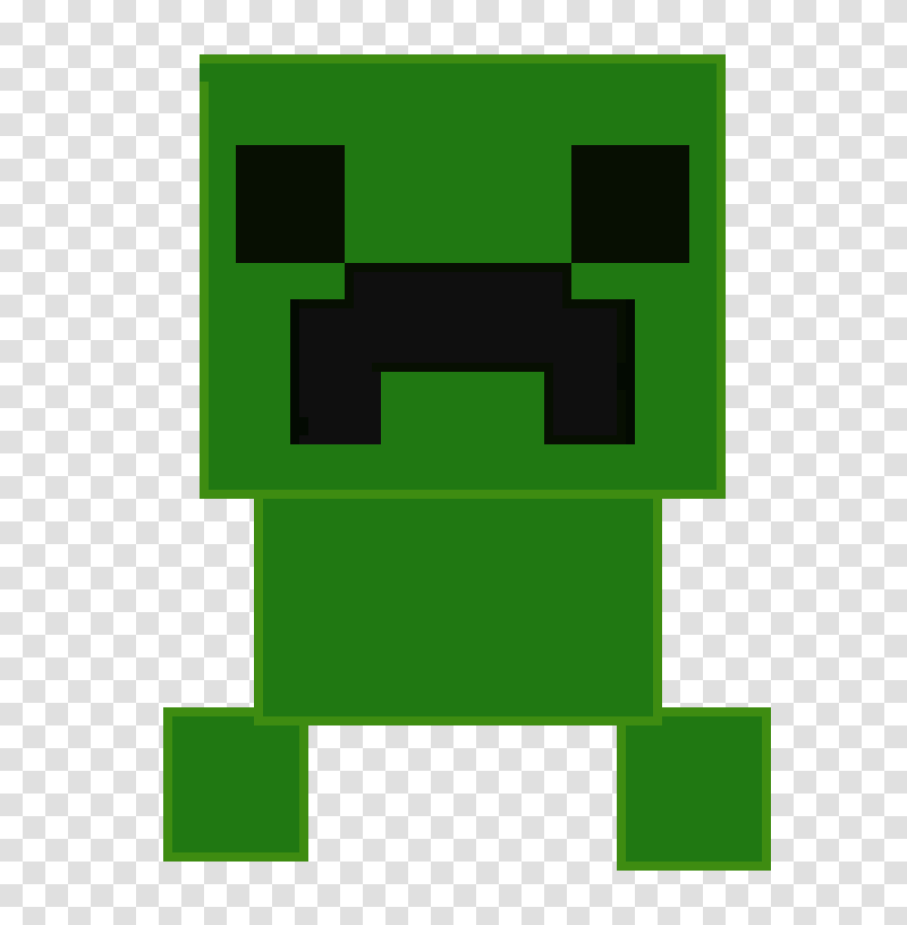 Creeper Pixel Art Maker, First Aid, Green, Recycling Symbol Transparent Png