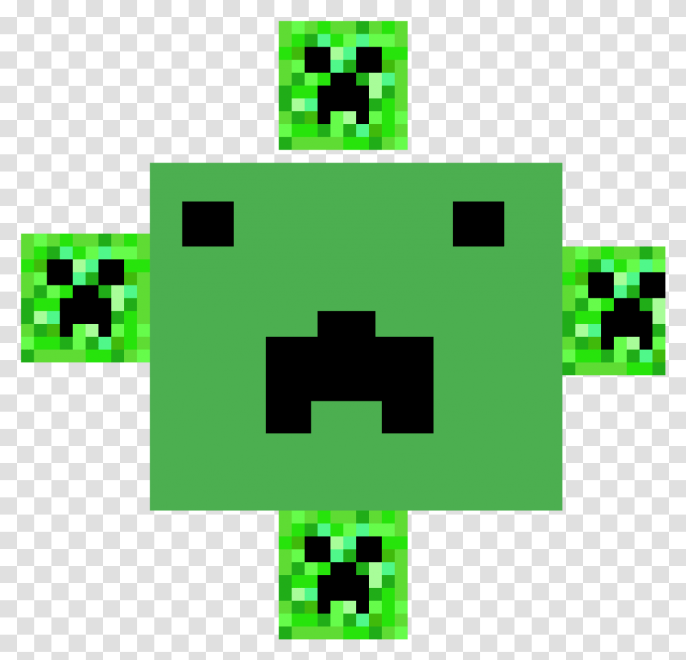 Creepers Video Game Software, First Aid, Green, Minecraft Transparent Png