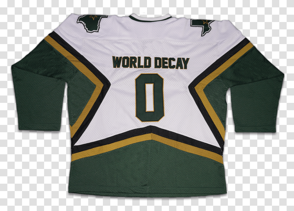 Creeping Death World Decay Embroidered Hockey Jersey Long Sleeve, Clothing, Apparel, Shirt Transparent Png