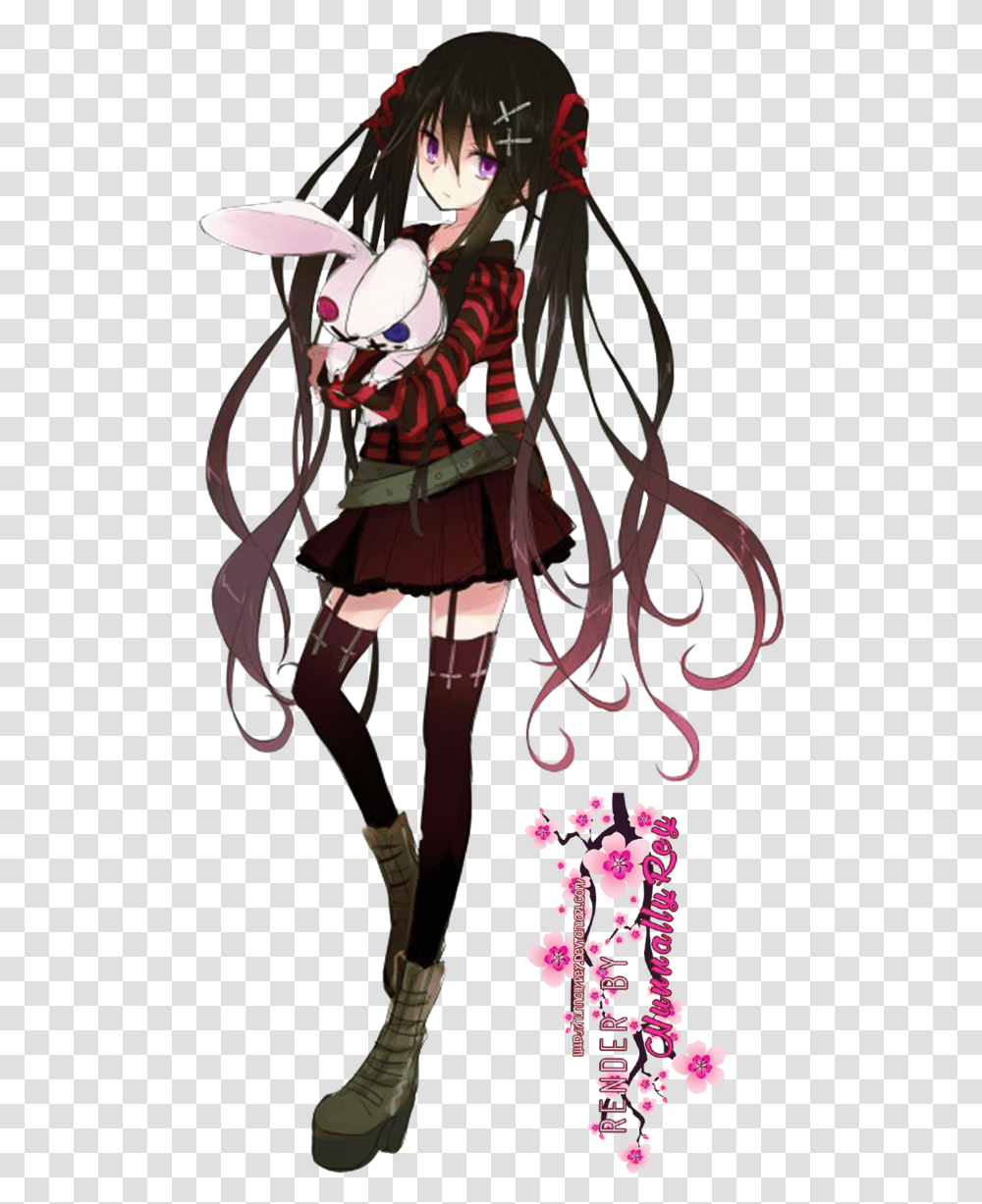 Creepy Anime Girl, Person, People, Book Transparent Png
