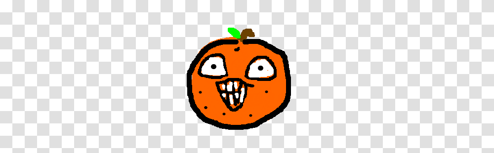 Creepy Annoying Orange Drawing, Halloween, Plant, Food, Citrus Fruit Transparent Png
