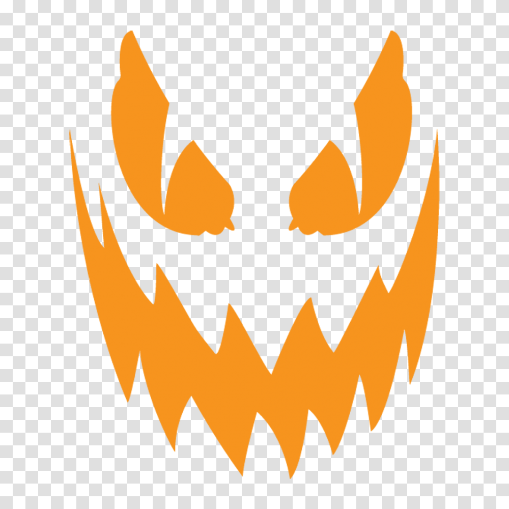 Creepy Clipart Halloween Faces, Logo, Bag Transparent Png