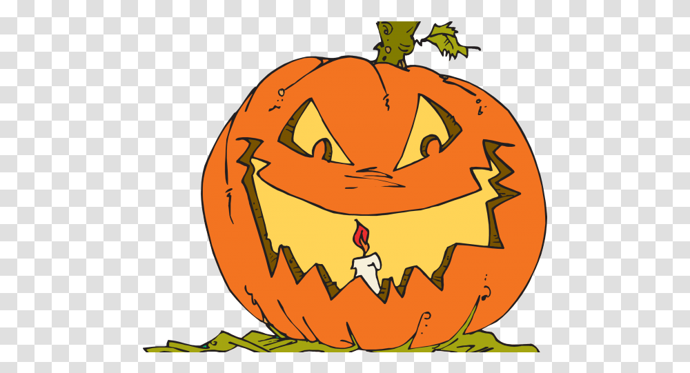 Creepy Clipart Jack O Lantern Best Gift Grinning Pumpkin Dibujos De Halloween, Vegetable, Plant, Food, Produce Transparent Png