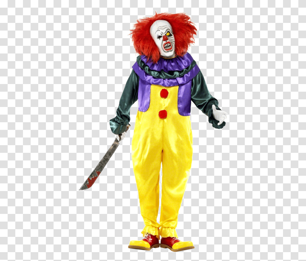 Creepy Clown Costume Killer Clowns, Performer, Person, Human, Crowd Transparent Png