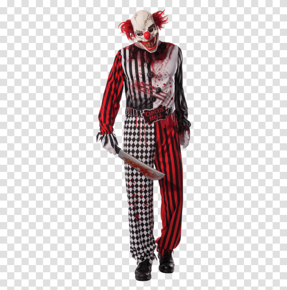Creepy Clown Killer Clown, Costume, Sleeve, Person Transparent Png