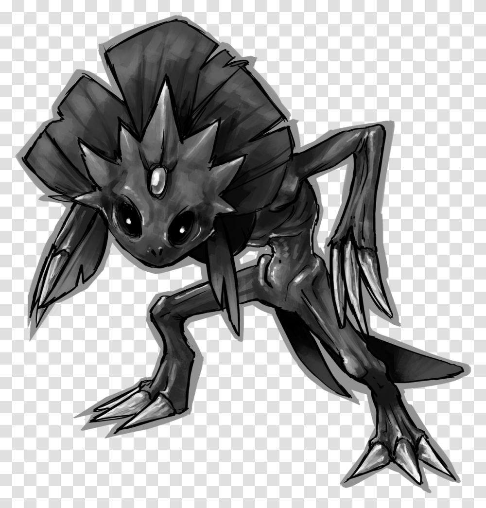 Creepy Collection Of Free Pokemon Drawing Creepy Pokemon Monster Creepy, Art, Statue, Sculpture Transparent Png