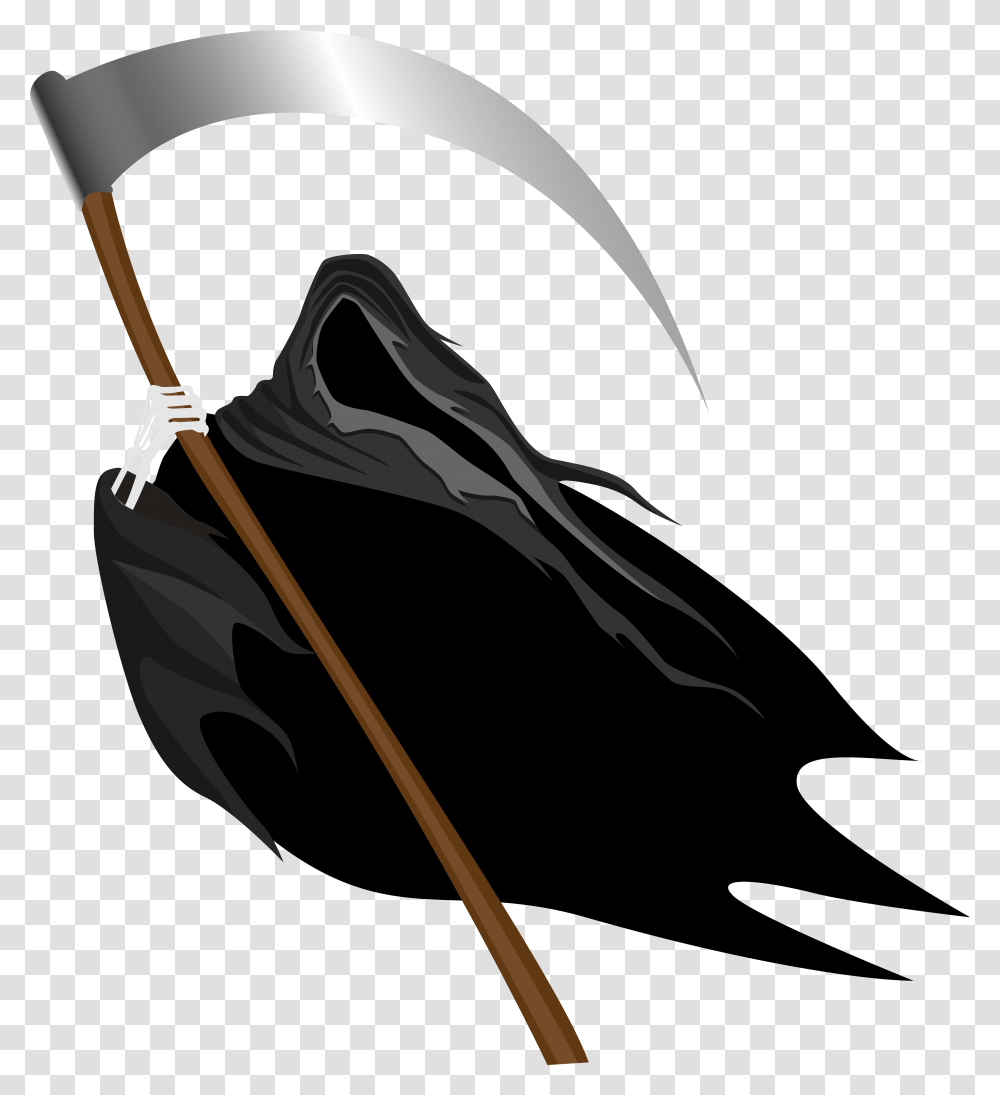 Creepy Grim Reaper Clipart Image Scary Grim Reaper Clipart, Bow, Arrow, Axe Transparent Png
